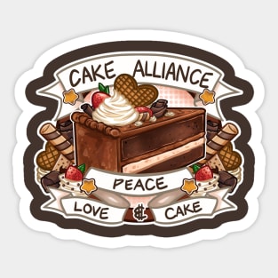 Cake Alliance Choco Slice Edition Sticker